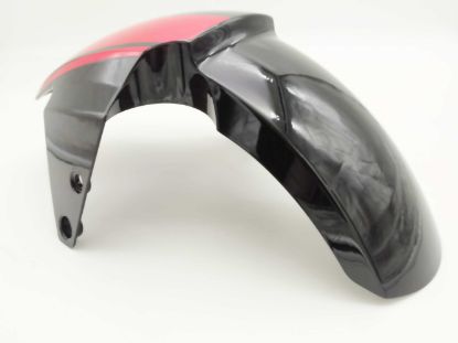 N1S-GT Front fender(Black+ Red) 30406051 NIU N1S-GT Front fender (Black Red) front